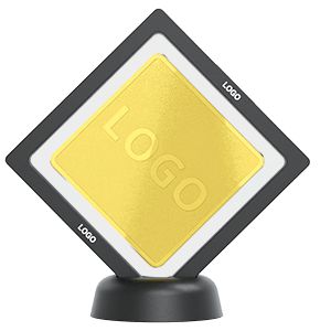 Gjuten pin - Badges med logotyp