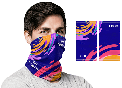 Alpine - Buff med logotyp