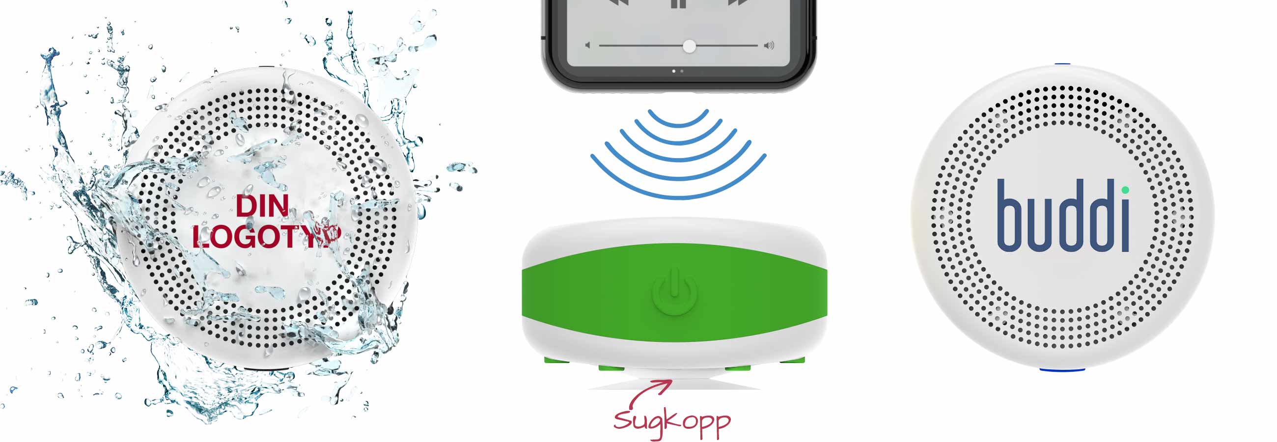 Aqua Bluetooth®-högtalare