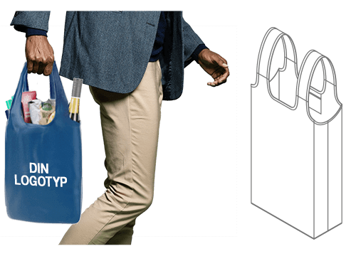 Nifty - Tryckta Återanvändbara Tygkassar Nifty - Tryckta Återanvändbara Tygkassar