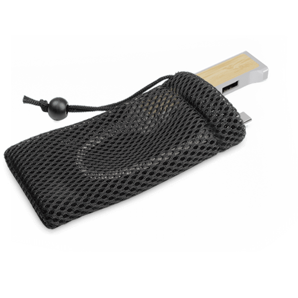 Expand Bamboo - Märkesmärkt USB-hub