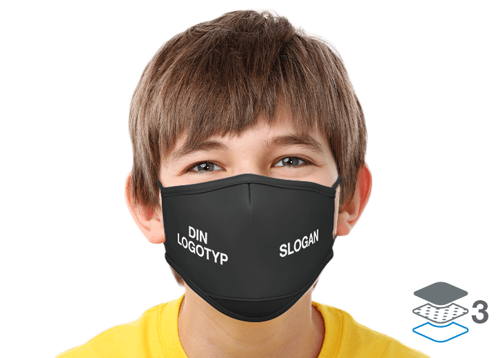 Junior - Ansiktsmasker med logotyp