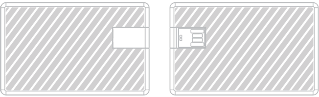 USB-Kort Screentryck