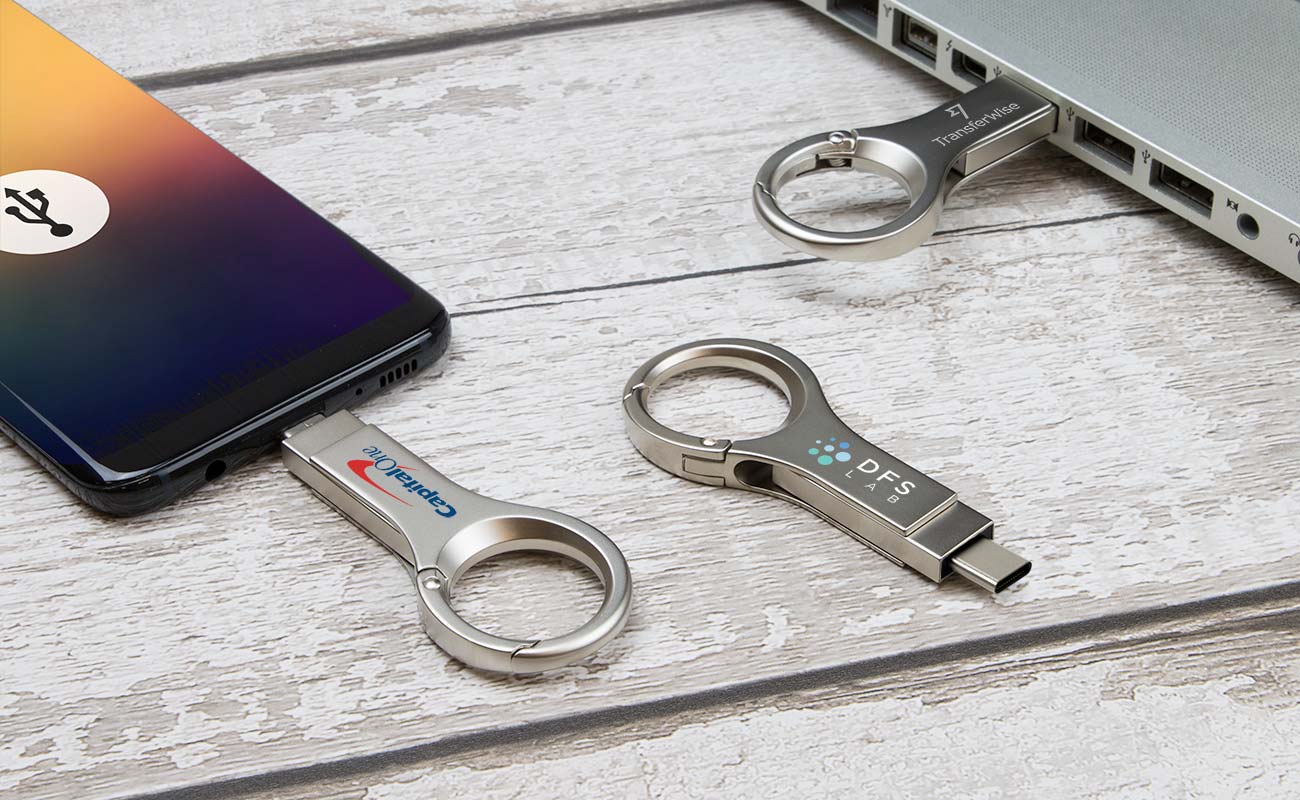 Active - USB Minnen med USB-C med Tryck gallery thumbnail
