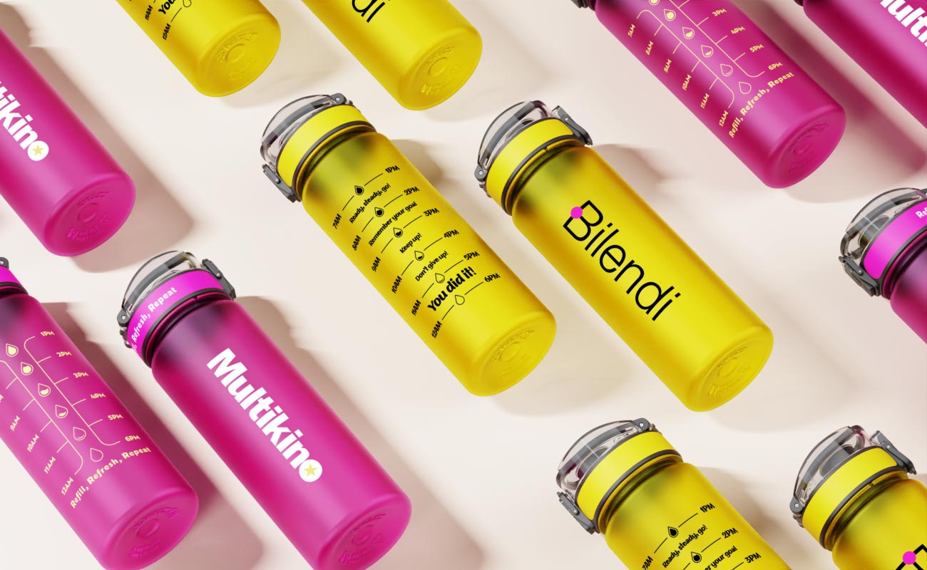 Aqualok - Vattenflaskor i Plast med tryck gallery thumbnail