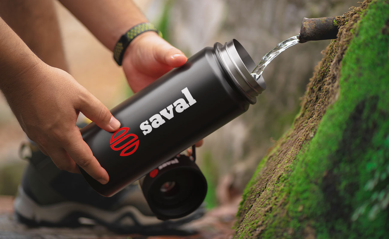 Aqualok Metal - Metallflaskor med logga gallery thumbnail