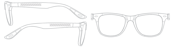 Solglasögon Screentryck