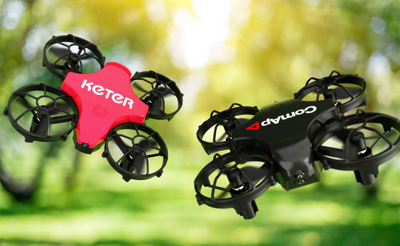 Bee - Minidrönare med tryck gallery thumbnail