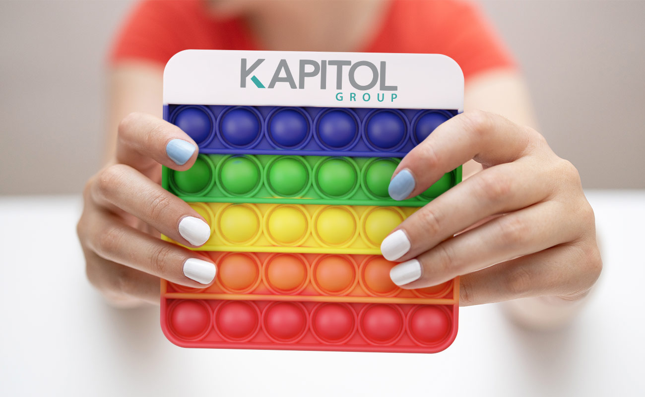 Bubble - Fidgets med logotyp gallery thumbnail