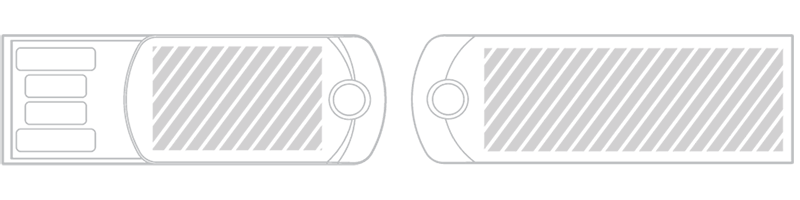 USB-minne Screentryck USB-minne Screentryck