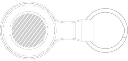 AirTag-fodral Screentryck