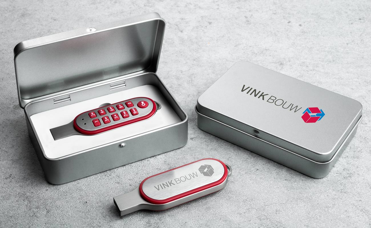 Code - USB-minnen med Pin Tryckta gallery thumbnail