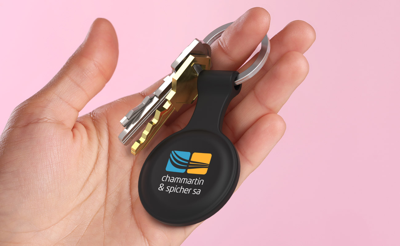 Cradle - AirTag-fodral med logotyp gallery thumbnail