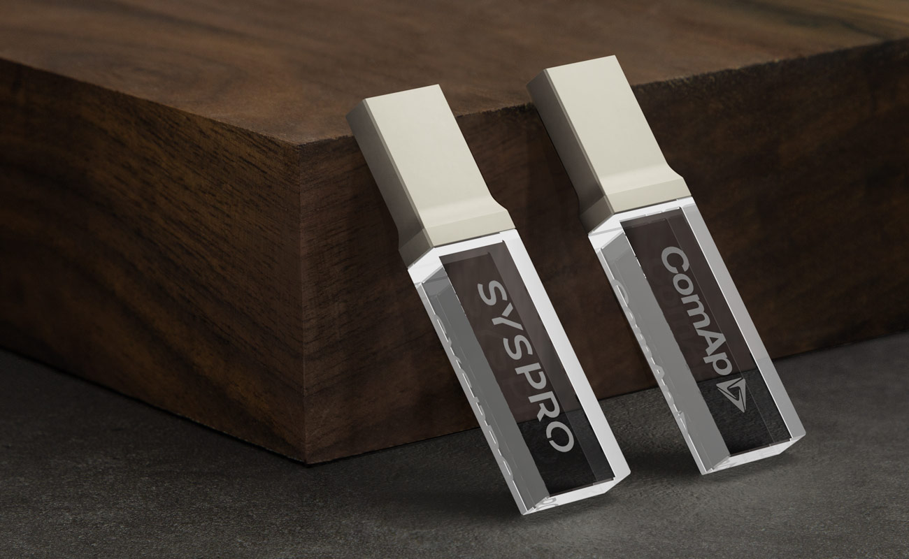 Crystal - Anpassade Glas USB gallery thumbnail