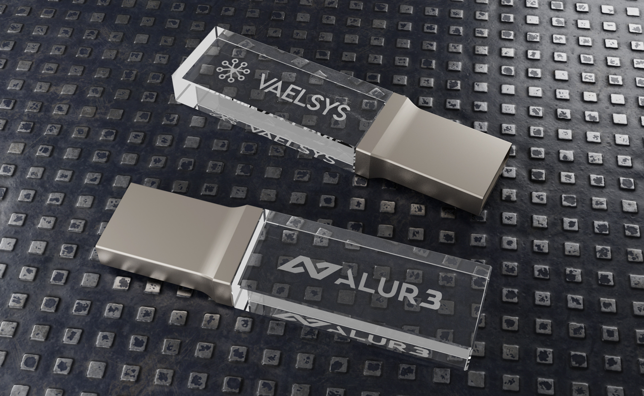 Crystal - Personliga Glas USB  gallery thumbnail