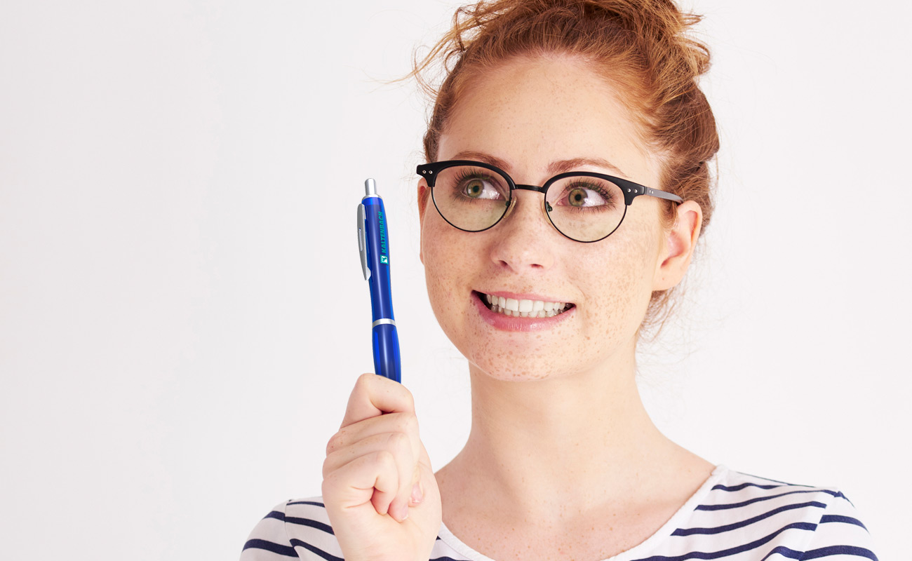 Curve - Pennor med tryck gallery thumbnail