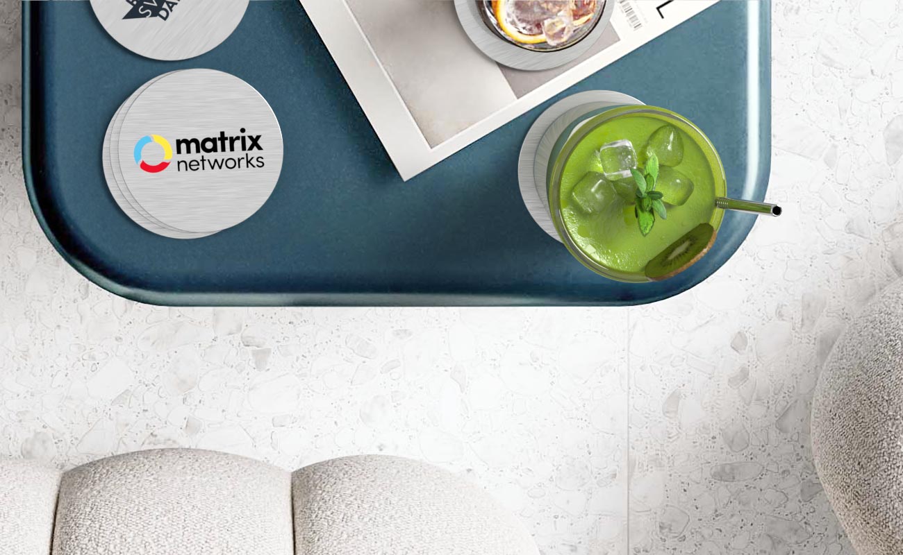 Disc - Underlägg av aluminium med tryck gallery thumbnail