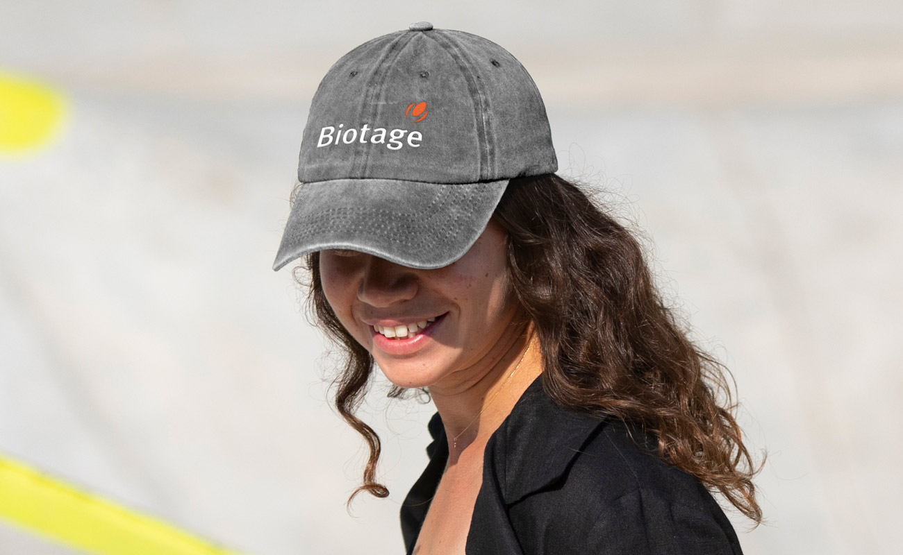 Drift - Tvättade kepsar i denim med logotyp gallery thumbnail