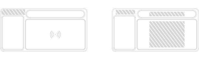 Trådlösa laddare  Screentryck