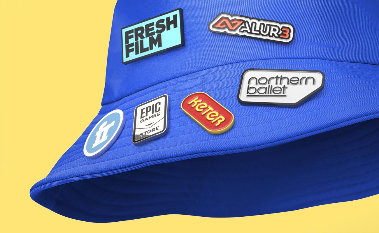 Badge i emalj - Pins i emalj med tryck gallery thumbnail