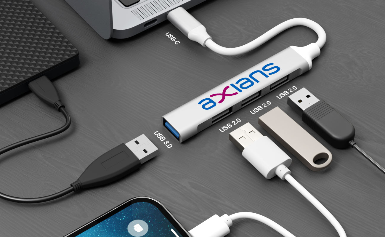 Expand - Märkesmärkt USB-hub
