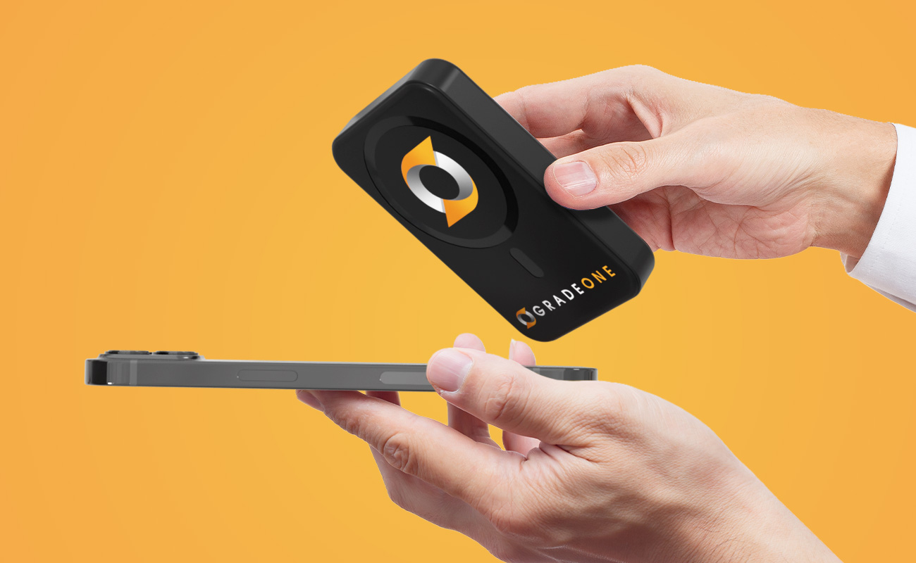 Force - Tryckta Magnetiska trådlösa Powerbanks gallery thumbnail