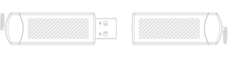 USB-minne Screentryck