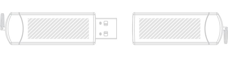 USB-minne Screentryck