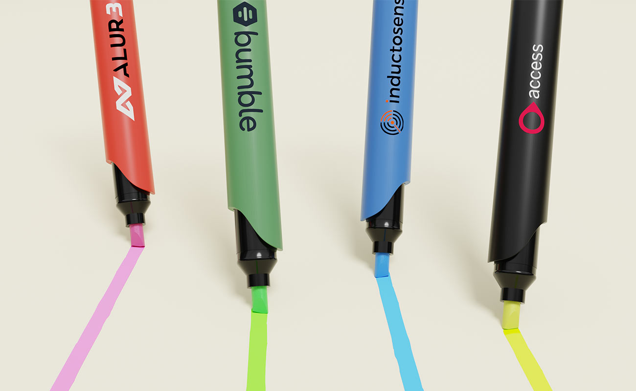 Glow - Tryckta överstrykningspennor gallery thumbnail