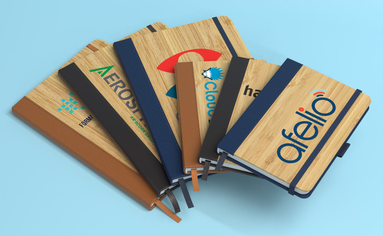 Grove - Anteckningsböcker i bambu med logotyp gallery thumbnail