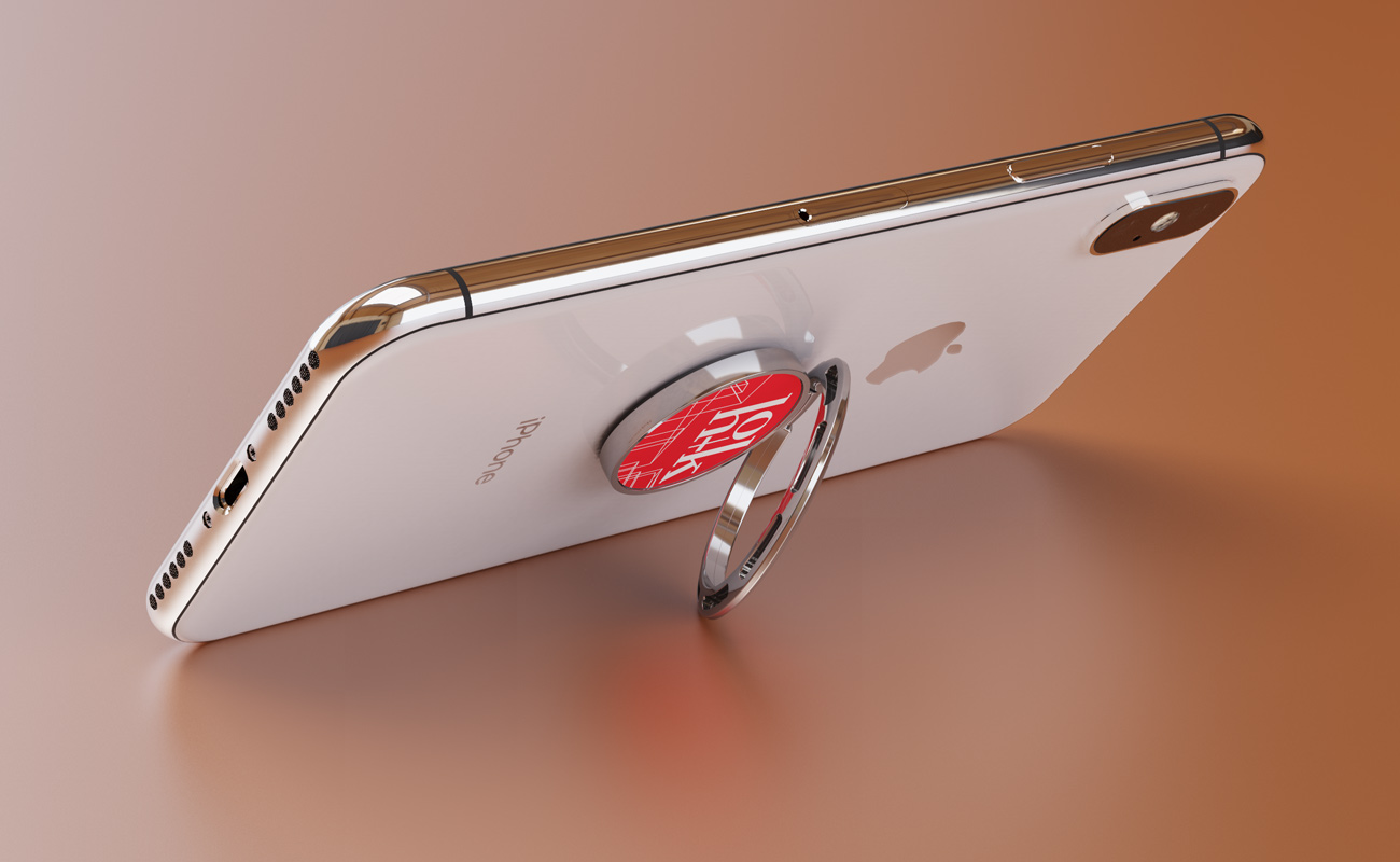 Hoop - Tryckbara Telefon Grepp gallery thumbnail