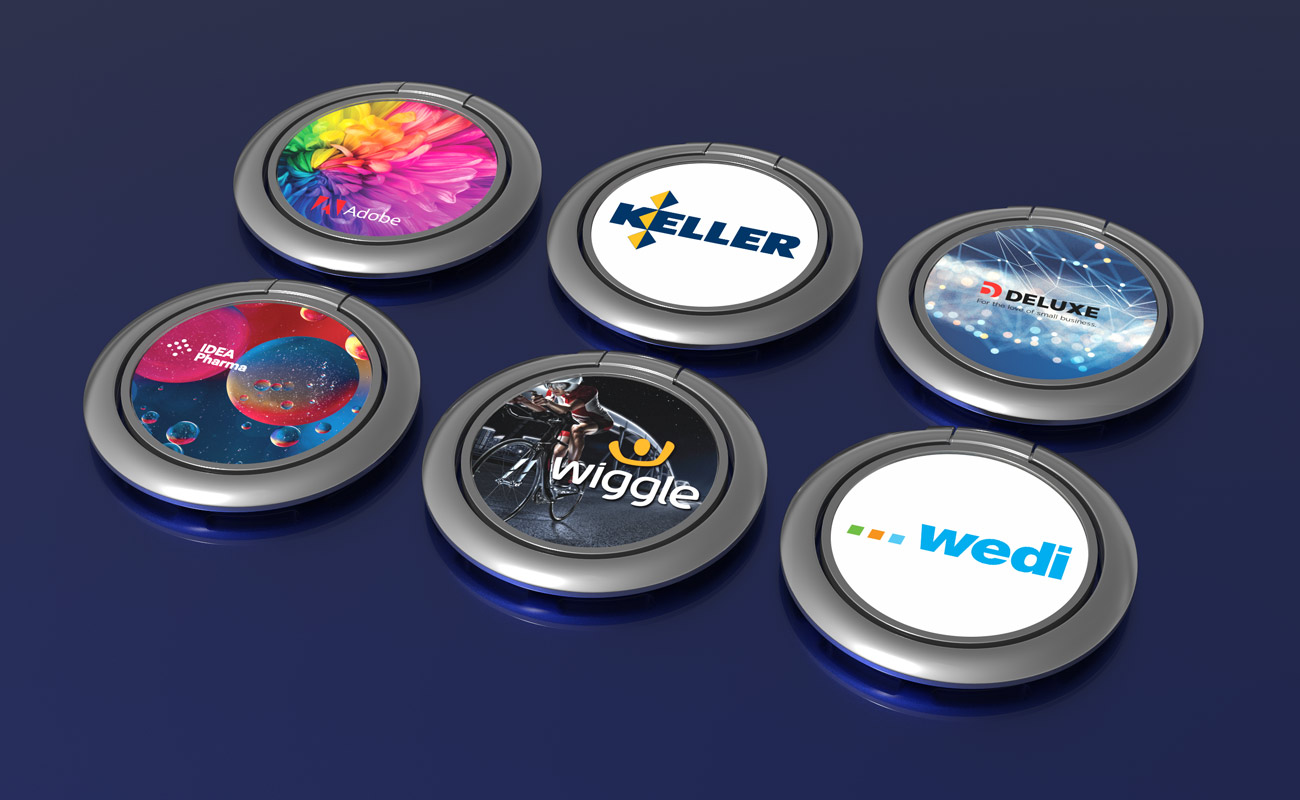 Hoop - Tryckt Telefon Fingerhållare gallery thumbnail