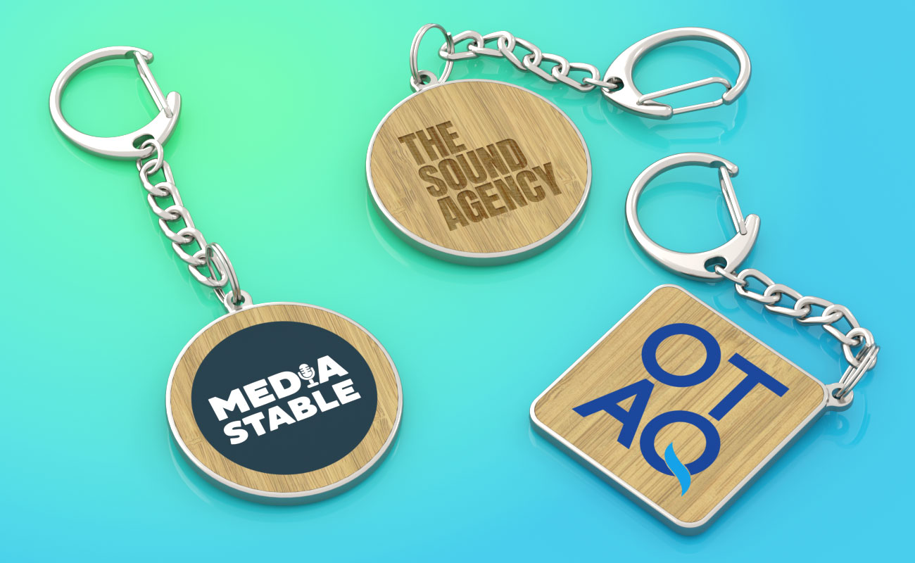 KeyCraft - Tryckta Nyckelringar i bambu gallery thumbnail