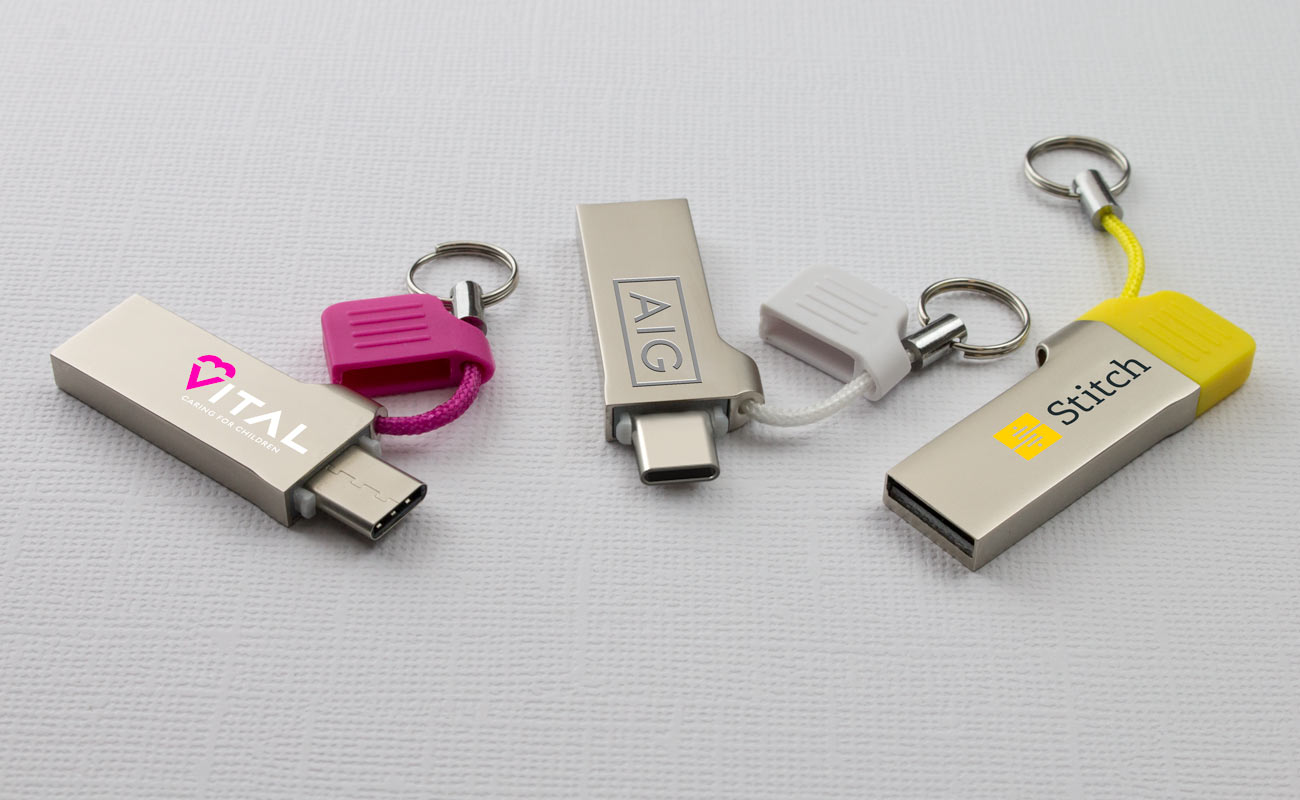 Lynx - USB Minne med USB-C med Tryck