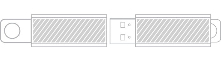 USB-minne Screentryck
