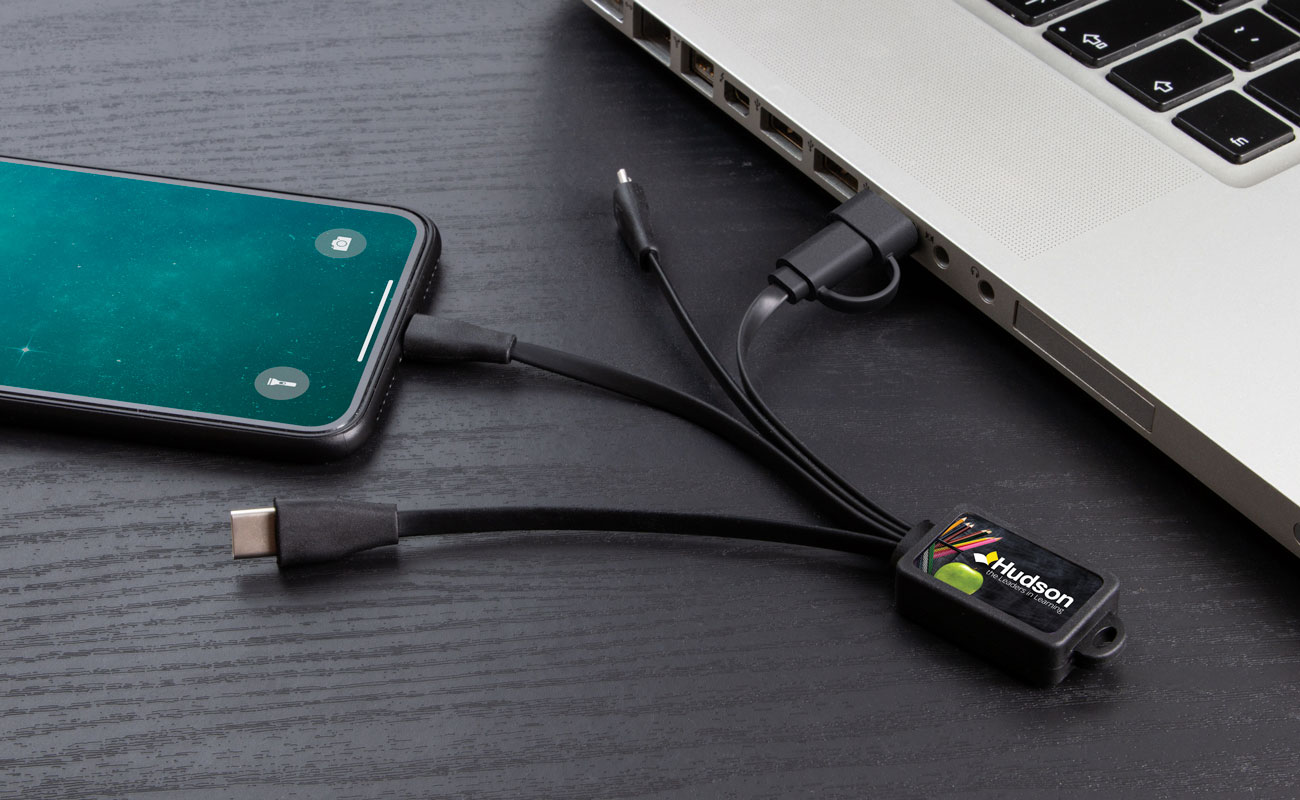 Multi - USB-kabel med tryck gallery thumbnail