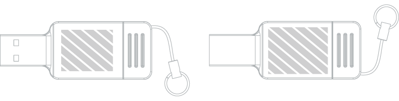 USB-minne Screentryck