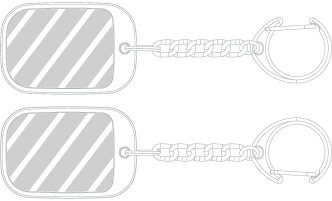 Nyckelring Screentryck