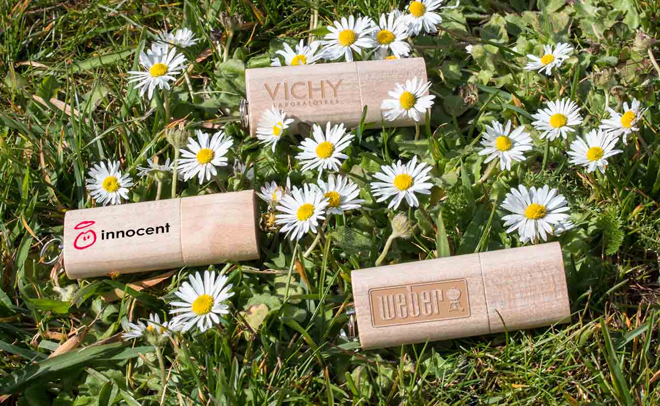 Nature - Trä Skräddarsydd USB gallery thumbnail