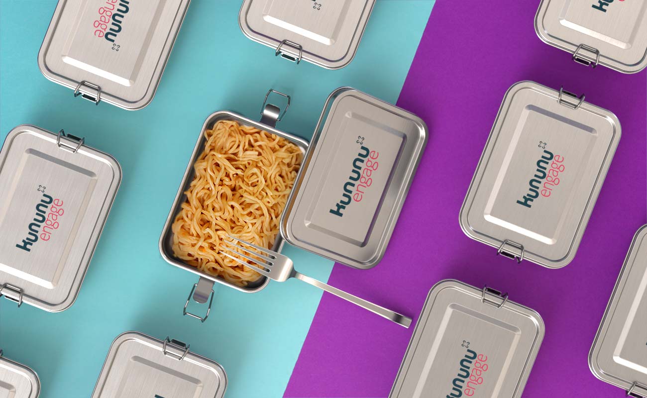 Nibbles - Behållare för livsmedel med tryck gallery thumbnail