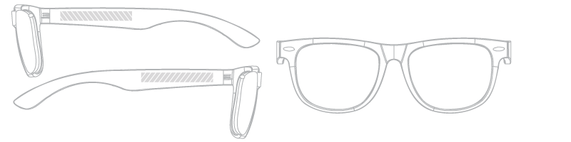 Solglasögon Screentryck