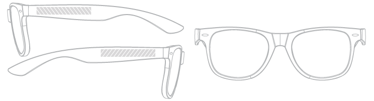 Solglasögon Screentryck