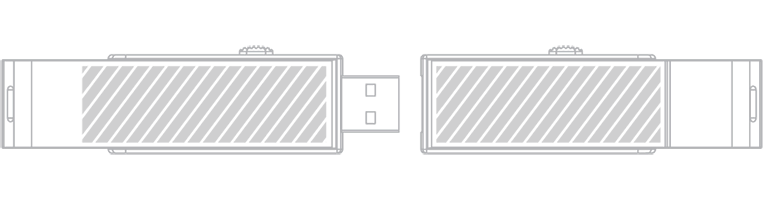 USB-minne Screentryck