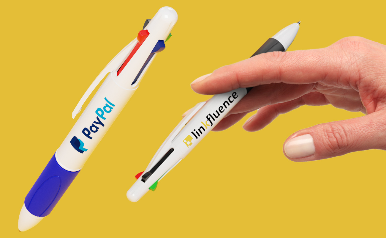 Quad - Tryckta Reklampennor i 4 färger gallery thumbnail