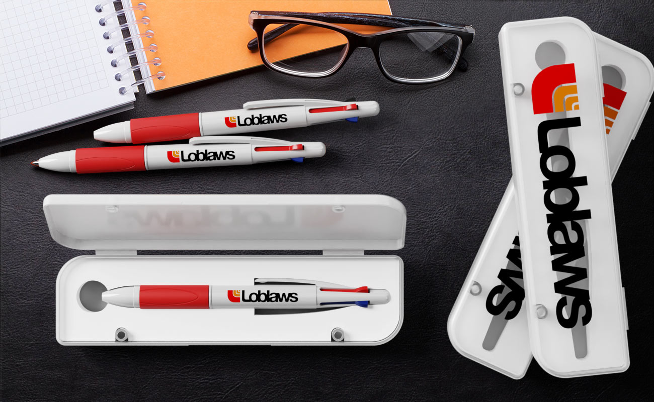 Quad - Tryckta Profilpennor med 4 färger gallery thumbnail