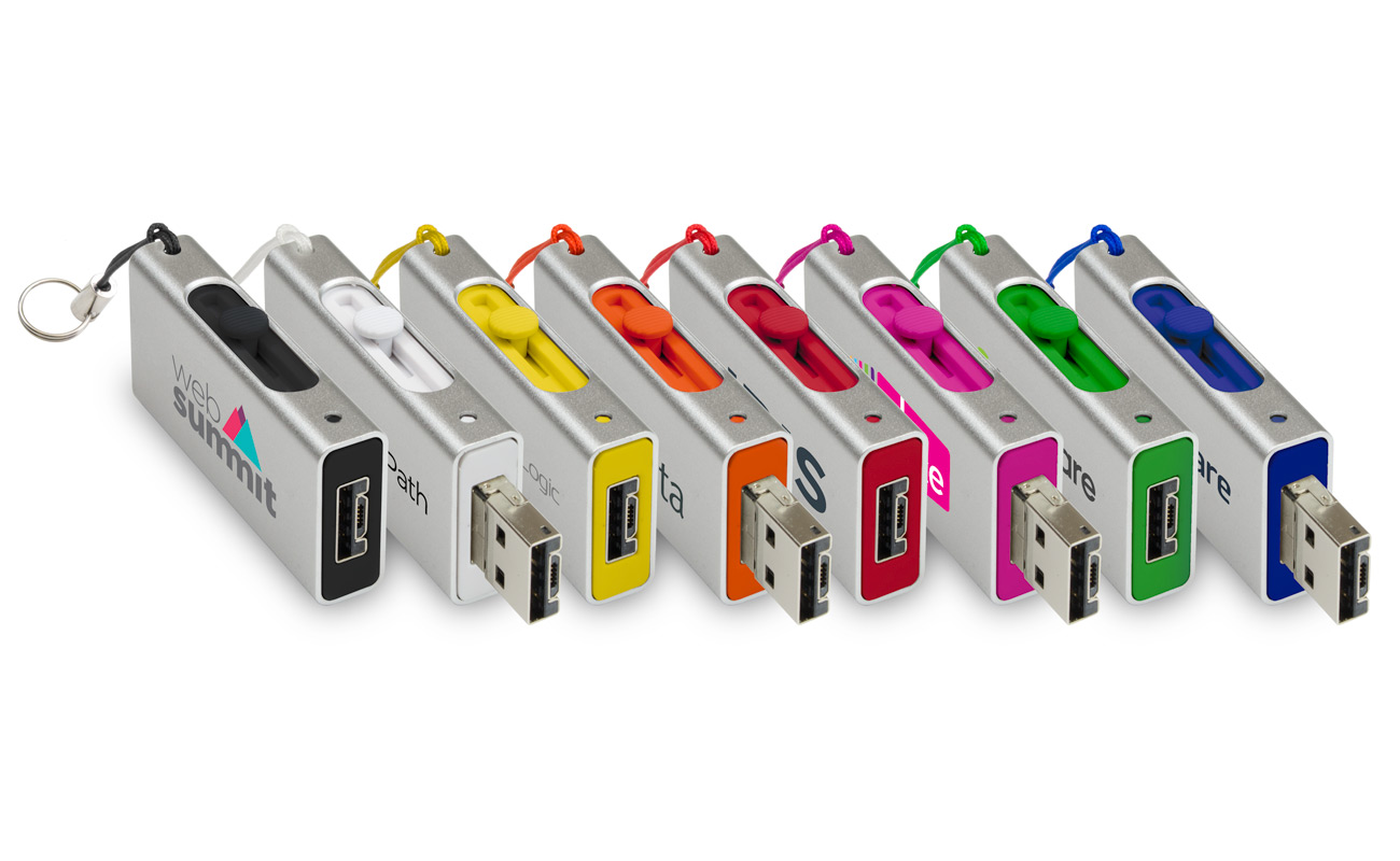 Slide - USB Minnen med USB-C med Tryck gallery thumbnail