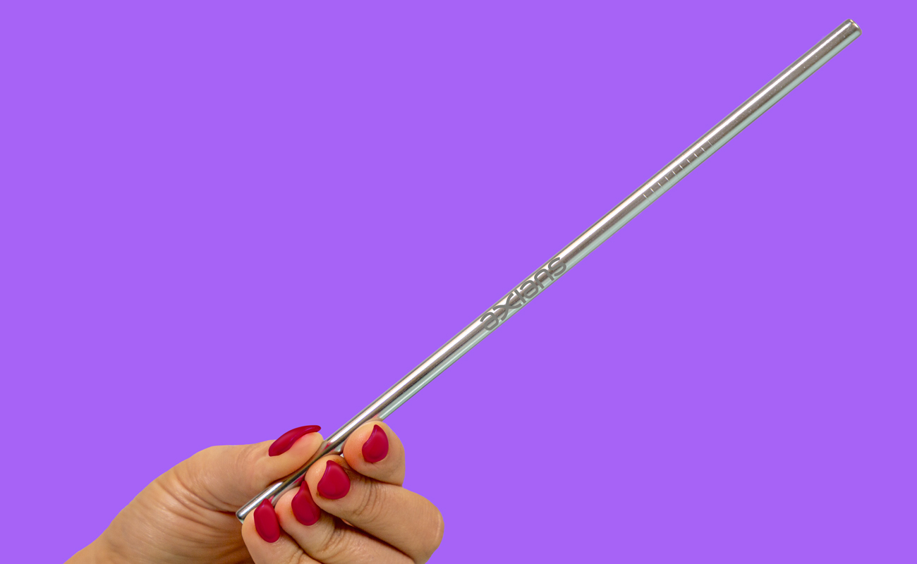 Straight - Tryckta Metallstrå gallery thumbnail