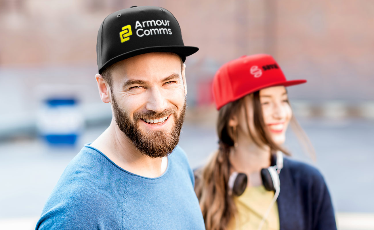 Super - Tryckta kepsar med logotyp gallery thumbnail