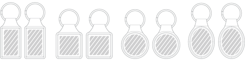 Nyckelring Screentryck