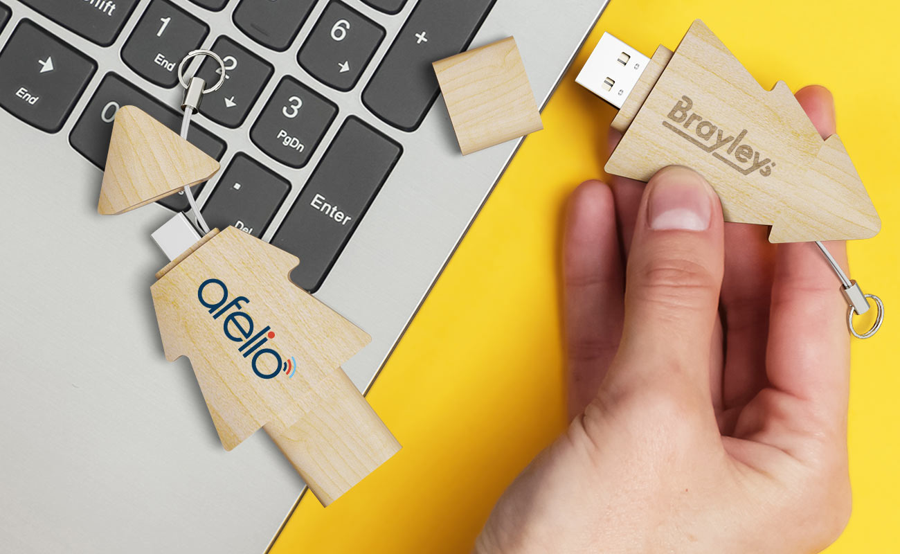 Tree Duo - USB Minnen Med Tryck gallery thumbnail